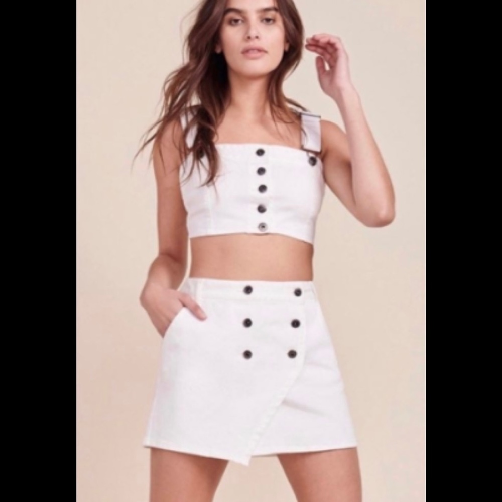 BB Dakota Revolve Denim top & skirt